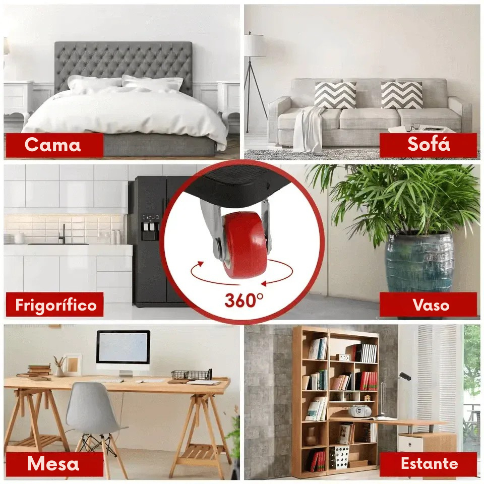 Transportador de móveis para cargas pesadas