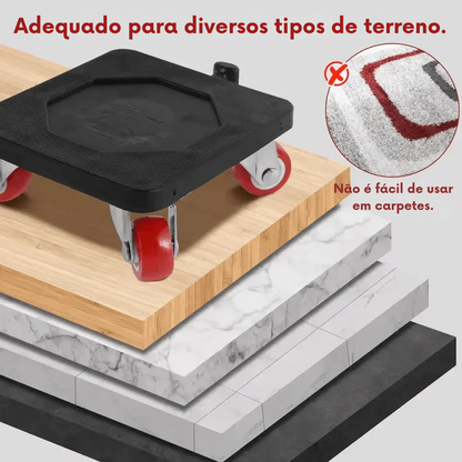 Transportador de móveis para cargas pesadas